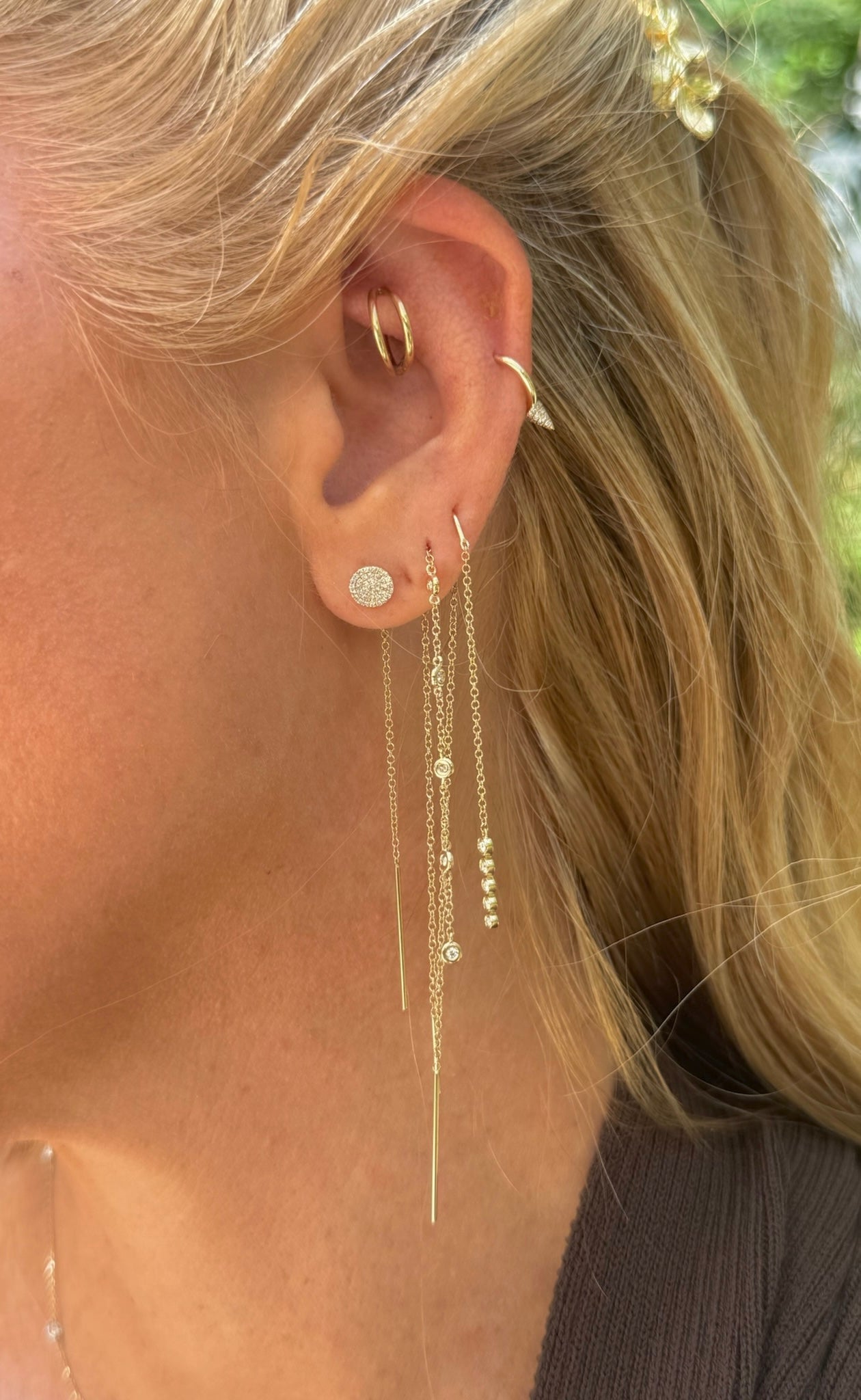 Threader Earrings Diamonds By The Yard