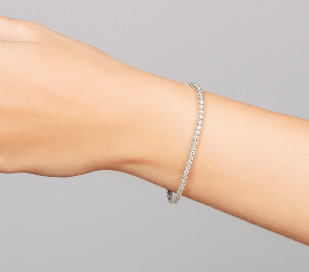 Tennis Bracelet WG 3.00cts