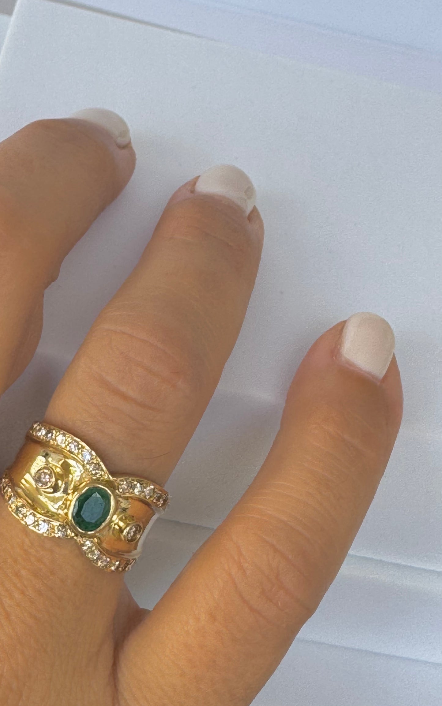 Emerald & Diamond Cigar Band