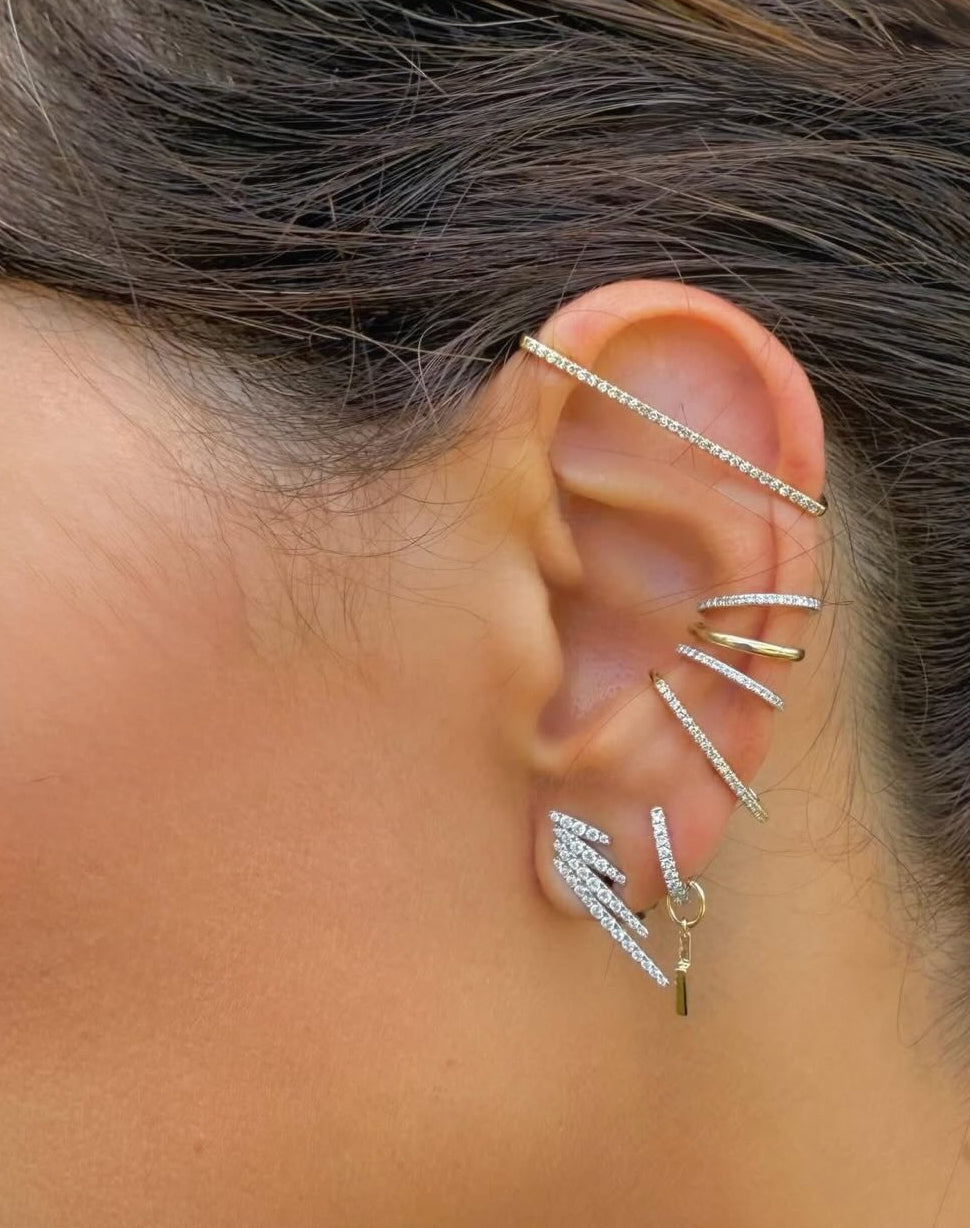 Fan Diamond Earrings