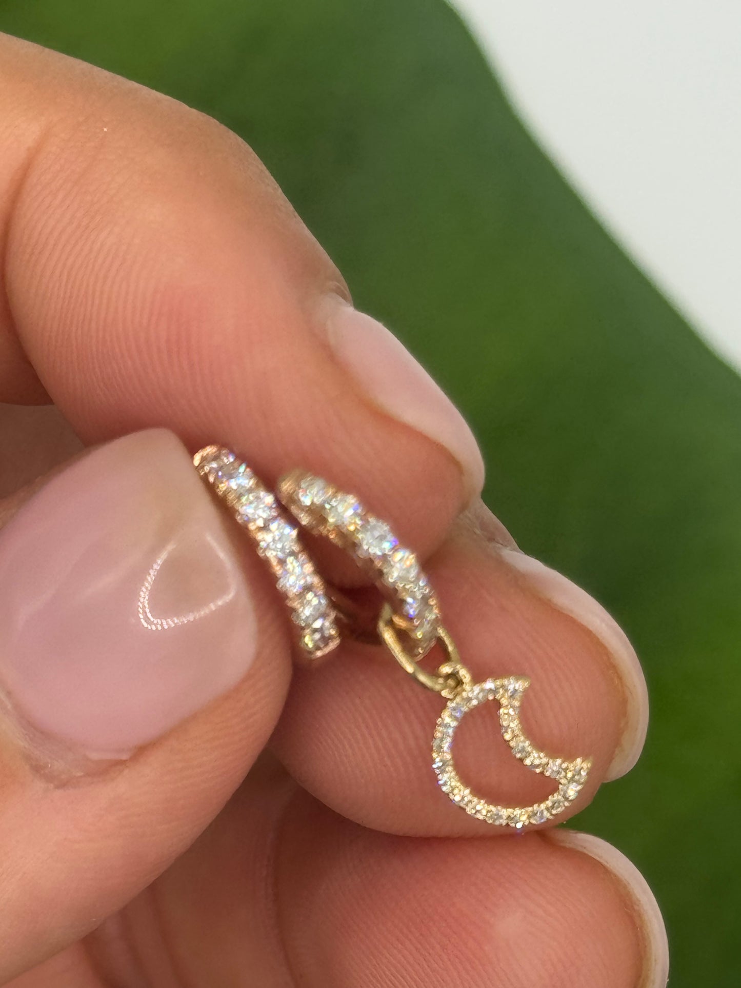 Mini Yellow Gold Huggie Earrings