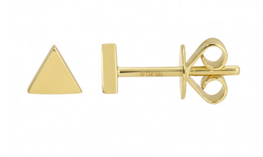 Teeny Triangle Stud Earrings