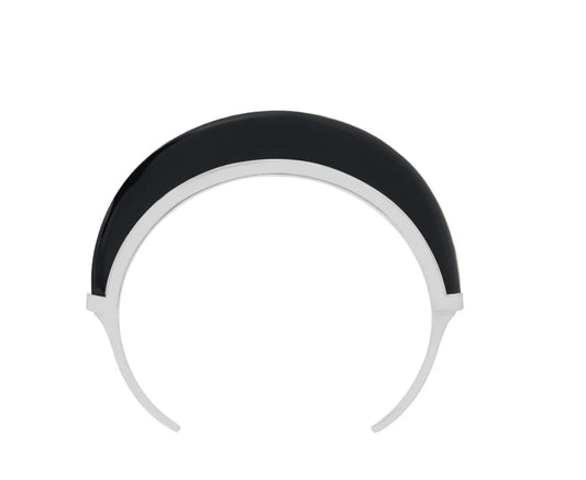 Luna Cuff - Silver & Black Onyx