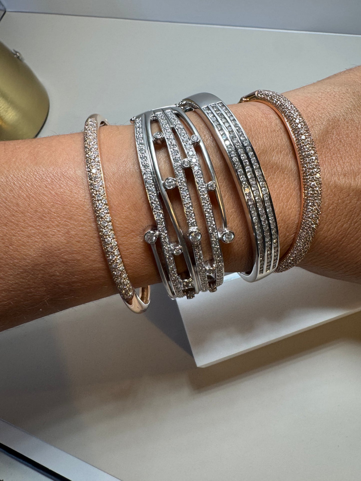 Rose Gold Bangle Large