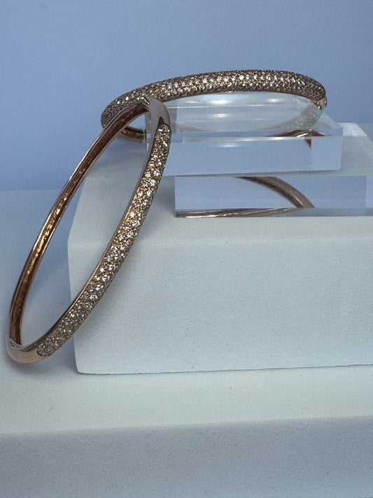 Rose Gold Bangle Large